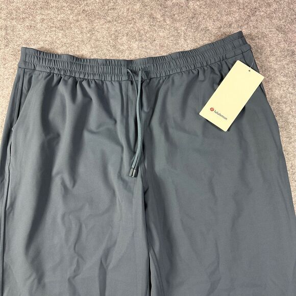 NWT lululemon Tapered-Leg Mid-Rise Pant 7/8 Length Luxtreme Iron Blue Size XL - Picture 4 of 13